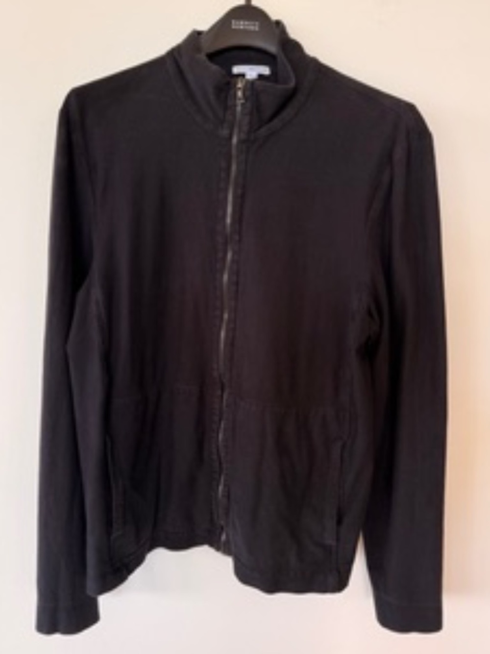 James Perse Zip Front Sweat Shirt